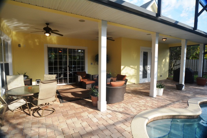 Large Rear Covered Porch