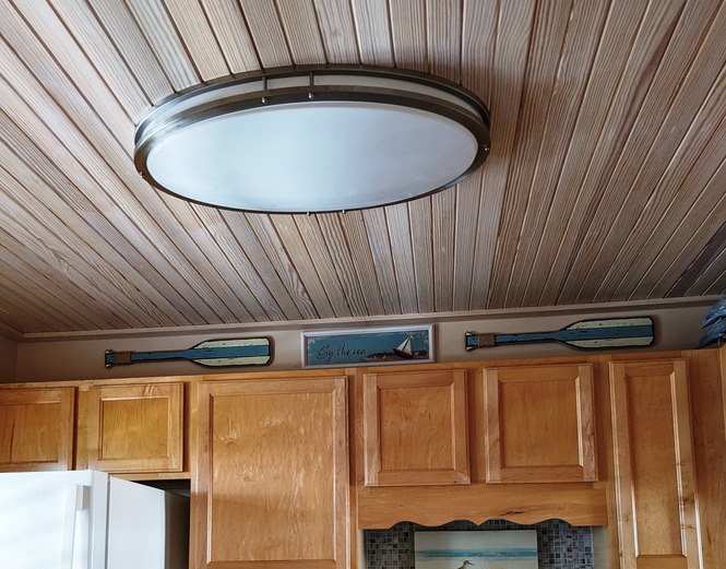 Tongue & Groove Kitchen Ceiling