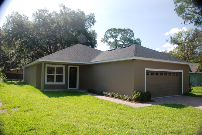 Rear View w Two Car Rear Entry Garage