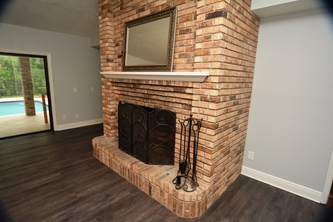 Wood Burning Fireplace