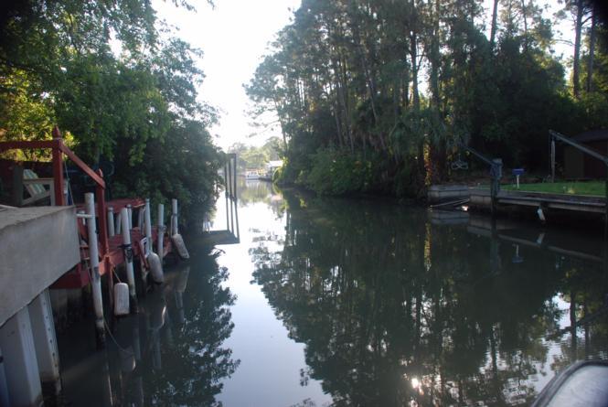 Down the canal to the ICW