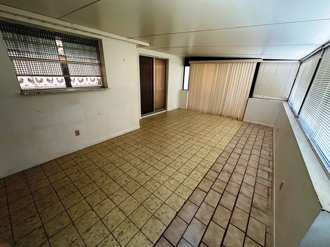 Rear Enclosed Porch
