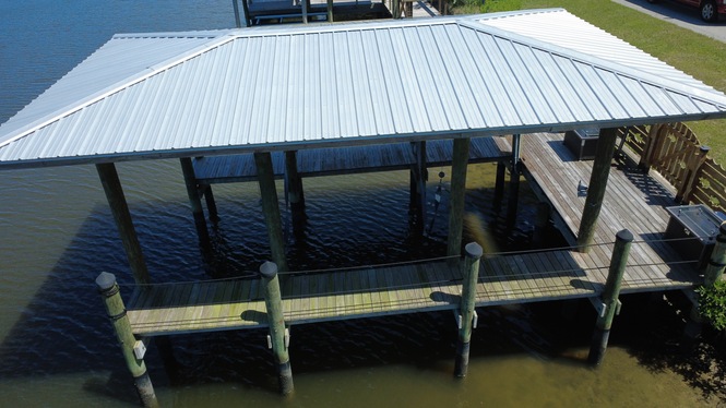 VACANT WANTERFRONT LOT WITH DOCK IN NEW SMYRNA BEACH FLORIDA