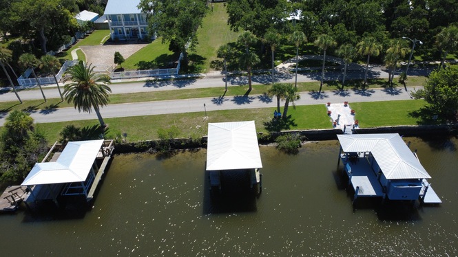 VACANT WANTERFRONT LOT WITH DOCK IN NEW SMYRNA BEACH FLORIDA
